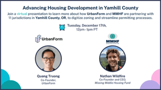 UrbanForm Yamhill webinar